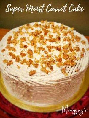 Super Moist Carrot Cake